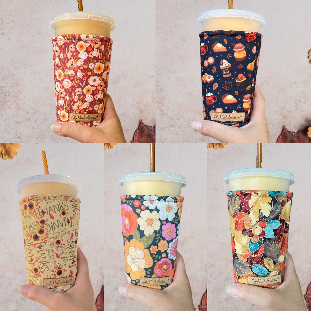 Insulated Cup Cozy Lily Patch Boutique