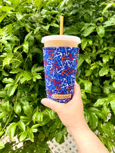 Red White Blue Grey Anchors Pint Ice Cream Cozy