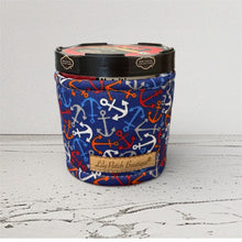Red White Blue Grey Anchors Pint Ice Cream Cozy