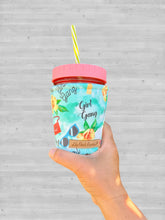 Shop Exclusive! Girl Gang on Teal Coffee Cozy (Copy)