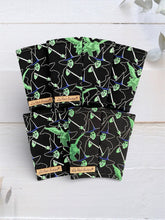 Green Wicked Witch on Black  Coffee Cozy // Cup Cozy