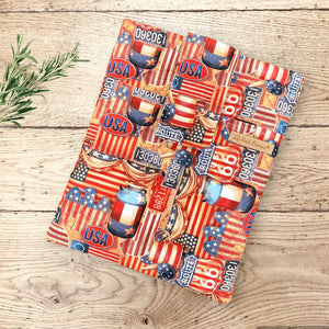 Route 66 Vintage Flags Booksleeve // Tech Sleeve