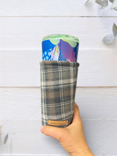 Storm Flannel Plaid Coffee Cozy