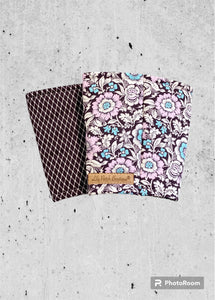 Pink and Blue Spider Blossoms  Cozy // Coffee Cozy