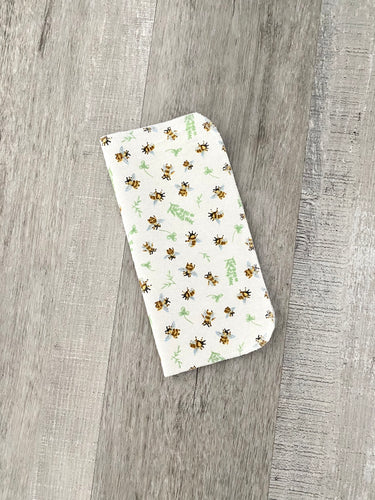 Bees on White Cloth Napkins