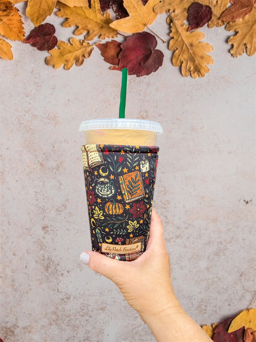 Autumn Cottage  Insulated Cup Cozy / Coffee Cozy