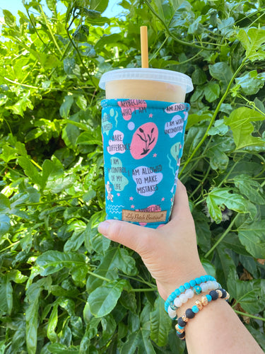 Daily affirmations (Custom) Cup Cozy / Coffee Cozy