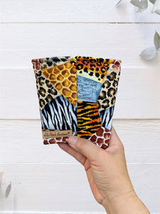 Animal Collage Insulated Cup Cozy / Coffee Cozy