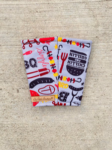 BBQ Summer Cookout on Grey Cup Cozy / Coffee Cozy / Booksleeve