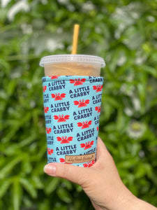 A Little Crabby Coffee Cozy