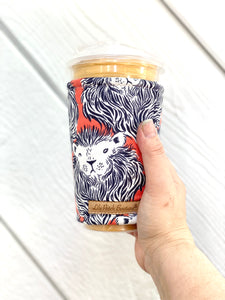 Lions  Coffee Cozy // Cup Cozy