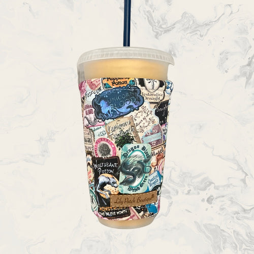 Apothecary Harry Potter  Coffee Cozy // Cup Cozy